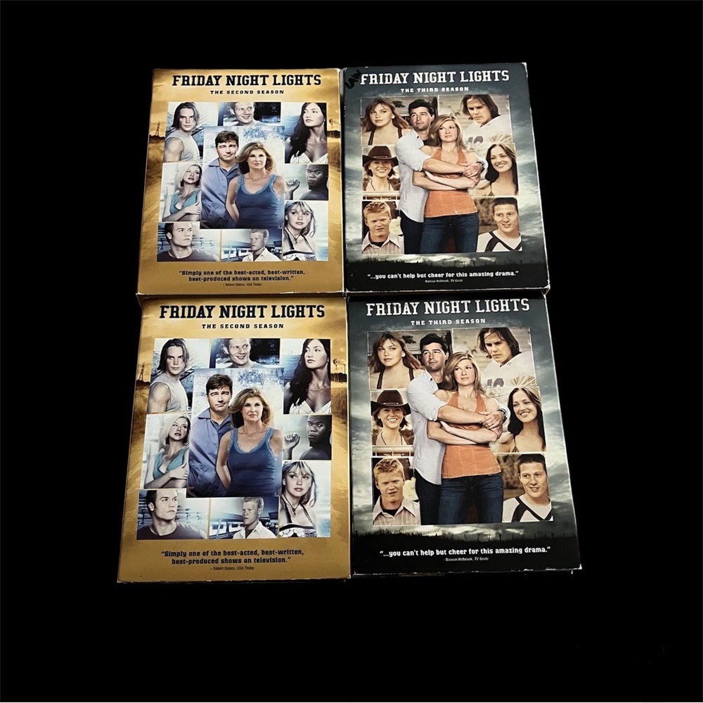 ηεψ Friday Night Lights Complete Seasons 2 & 3 Bundle Boxed DVD Sets = 8 Discs